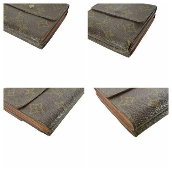 Authentic Louis Vuitton Wallet Portefeiulle Elise Trifold LV Vintage - Picture 9 of 12